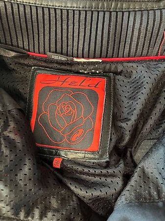 Held Damen Motorradlederjacke und Hose aus Leder