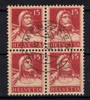 1925 Tell im 4er-Block ʘ  (Nr.173)