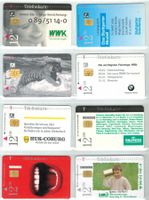 8 Telefonkarten Deutschland S- Serie 1997