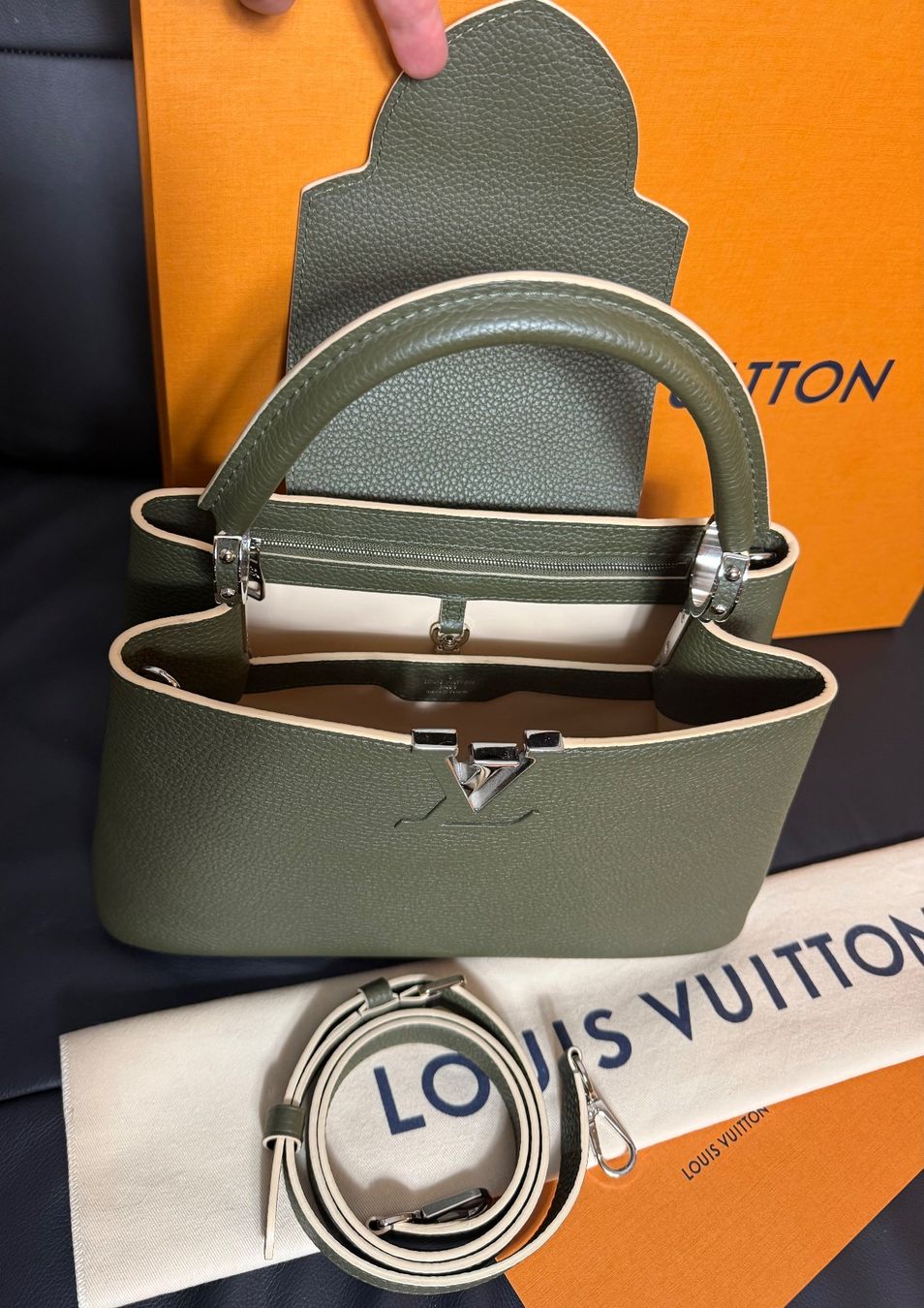 Louis Vuitton Borse da donna: Louis Vuitton Capucines PM – Usato da Reinach AG venduto da RobbisB 6