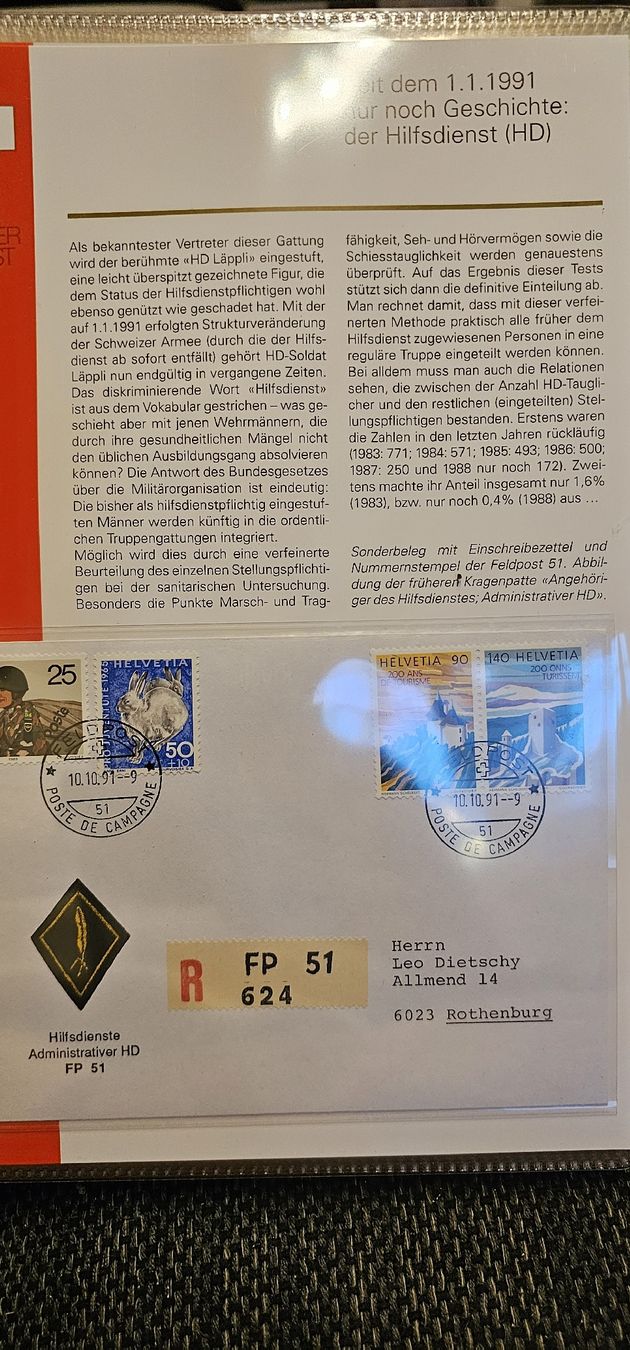 Tutti i francobolli: Schweizer Feldpost  R - Post Briefe Sammlung, komplett, Top – Nuovo (secondo la descrizione) da Ferden venduto da jemyce 3