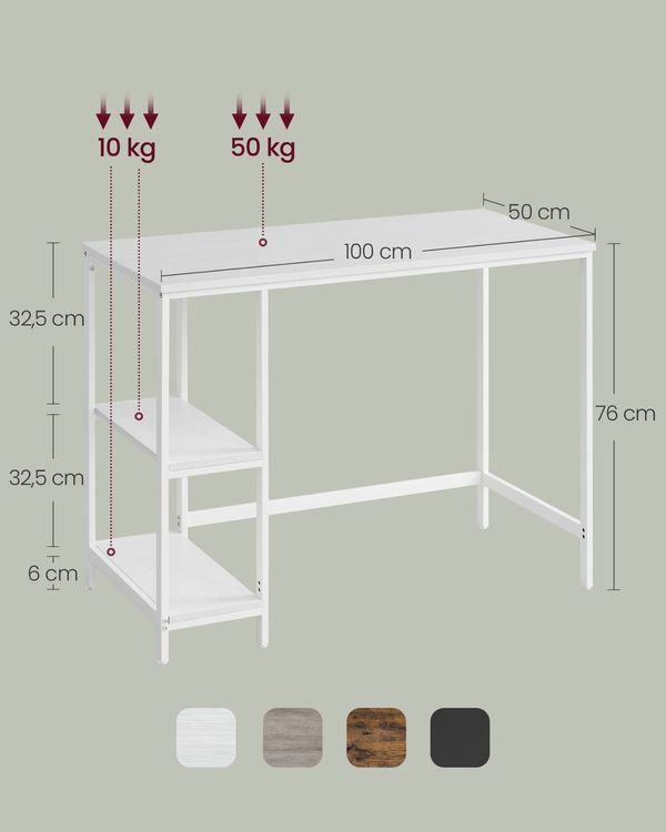 Schreibtische: Computertisch Homeoffice mit Regalboden robust IMARI – Neu und originalverpackt aus Lachen SZ von MAMORU-MOEBEL 4
