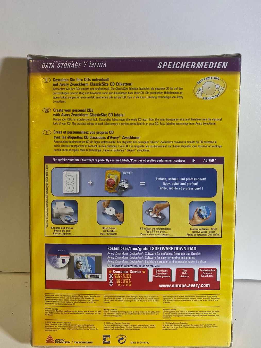 Sticker: CD Etiketten, 200stk – Nuovo e nell'imballaggio originale da Sirnach venduto da tiago97 1