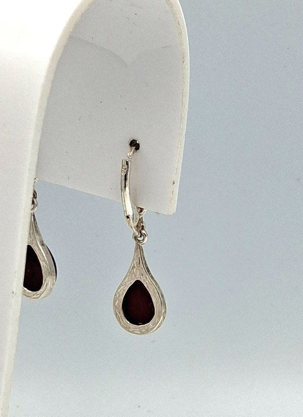 Orecchini pendenti & Orecchini a lobo: Bernstein Ohrhänger 925 Sterling Silber Tropfen – Nuovo e nell'imballaggio originale da Heiligkreuzsteinach venduto da schmucktime 3