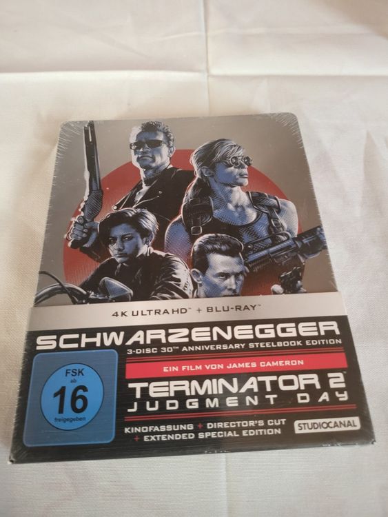 4K UHD Terminator 2 Judgment Day Anniversary Steelbook OVP (Neu und ...