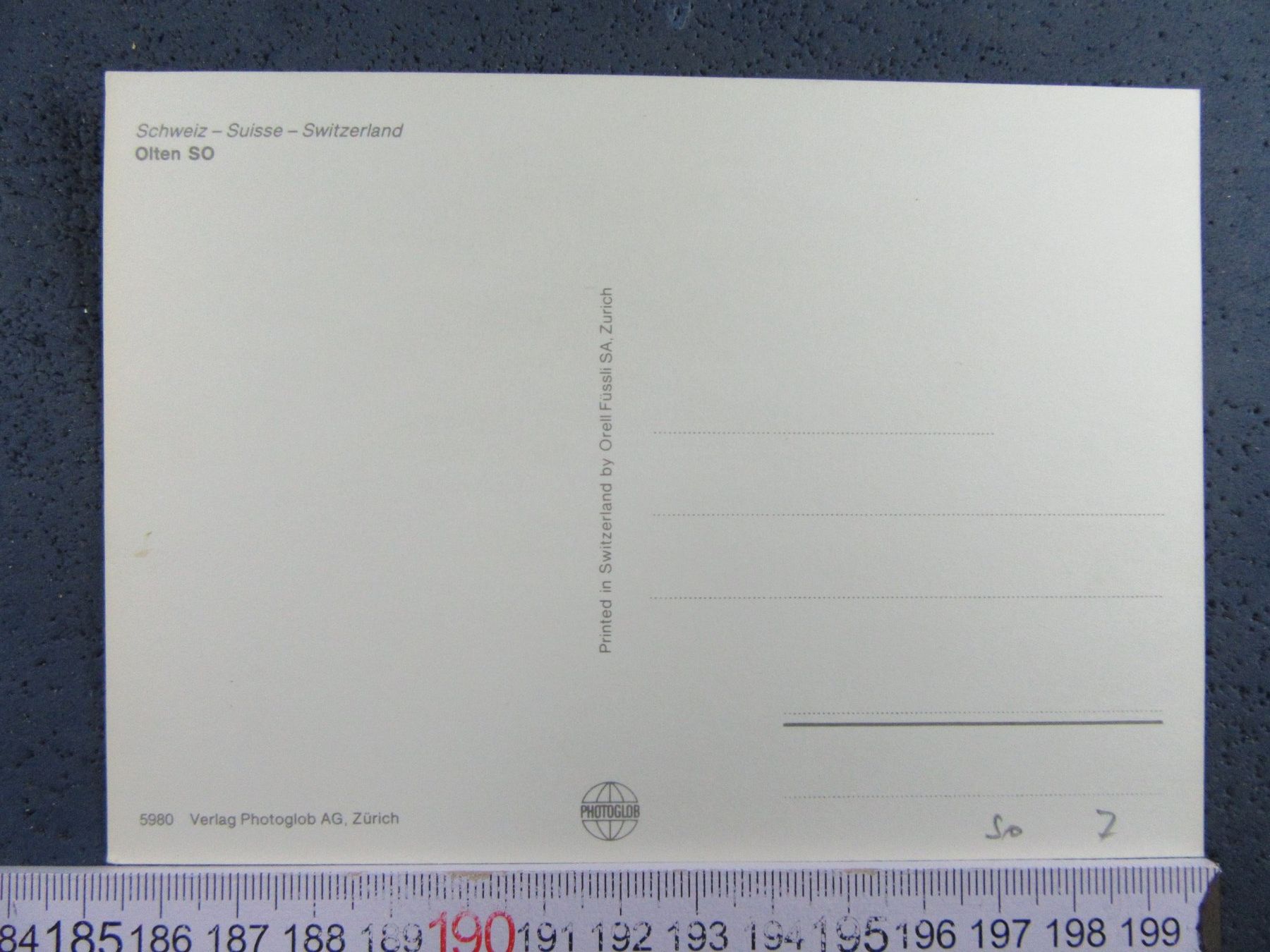 Cartoline postali: OLTEN SO AK – Usato da Ettingen venduto da Hausi4711 1