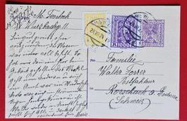 ÖSTERREICH WIEN POSTKARTE GANZSACHE RORSCHACH BODENSEE 1924