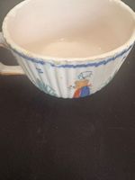 Tasse HB Henriot Quimper Frankreich bemalt gebraucht