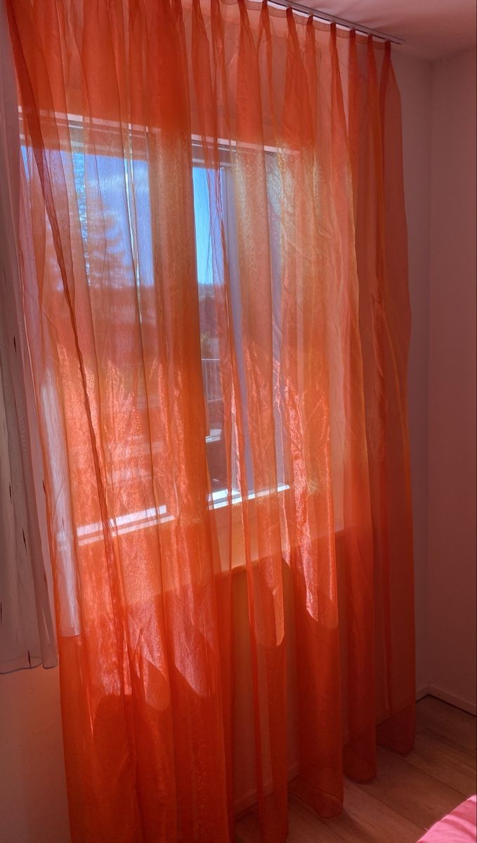 Vorhänge: Transparent Vorhang Orange 180x237 gebraucht – Gebraucht aus Hausen AG von corinne_g 1