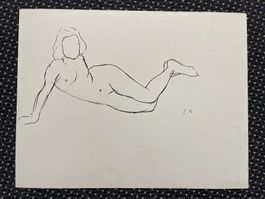 AKT - Studie von Elie Barachant 1919 - 1993    (ID B5835)