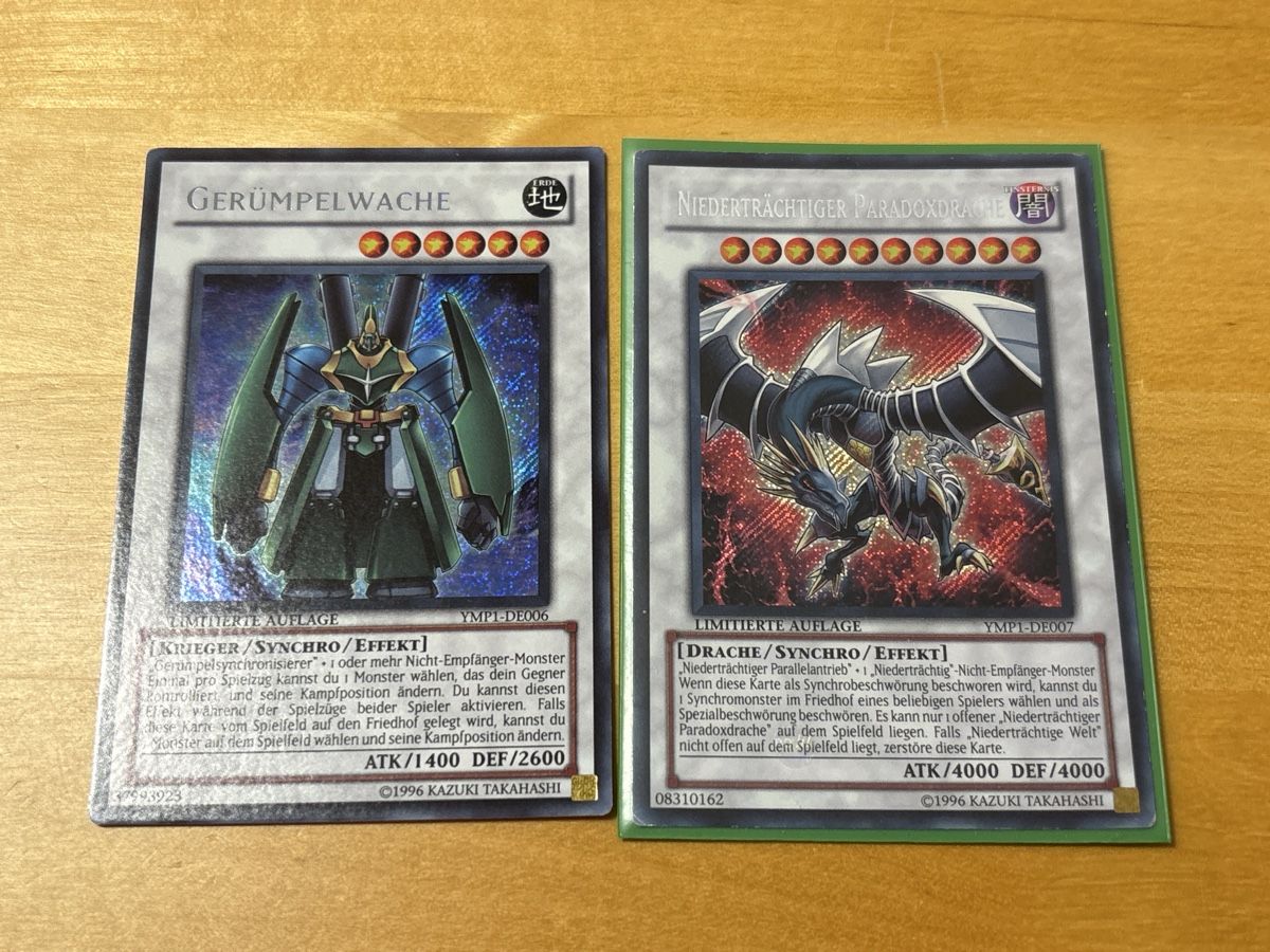 Yugioh Carte collezionabili: Yugioh Karten Bundle! YMP1-DE006&DE007 – Usato da Speicherschwendi venduto da YugisKartenKammer