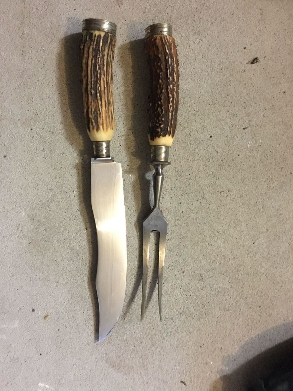 Posate: Sehr schönes Geweih Besteck / Messer Set – Usato da Benken SG venduto da tame_impala