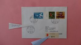 MUNTELIER/FR Ersttag PLZ 3286 R-Zettel  MURTEN  4.6.84  8