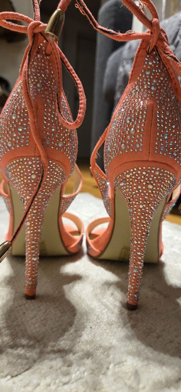 Scarpe da donna: Pumps mit Strass in Pink Grösse 37 neu – Nuovo (secondo la descrizione) da Chur venduto da ali_j9q9 4