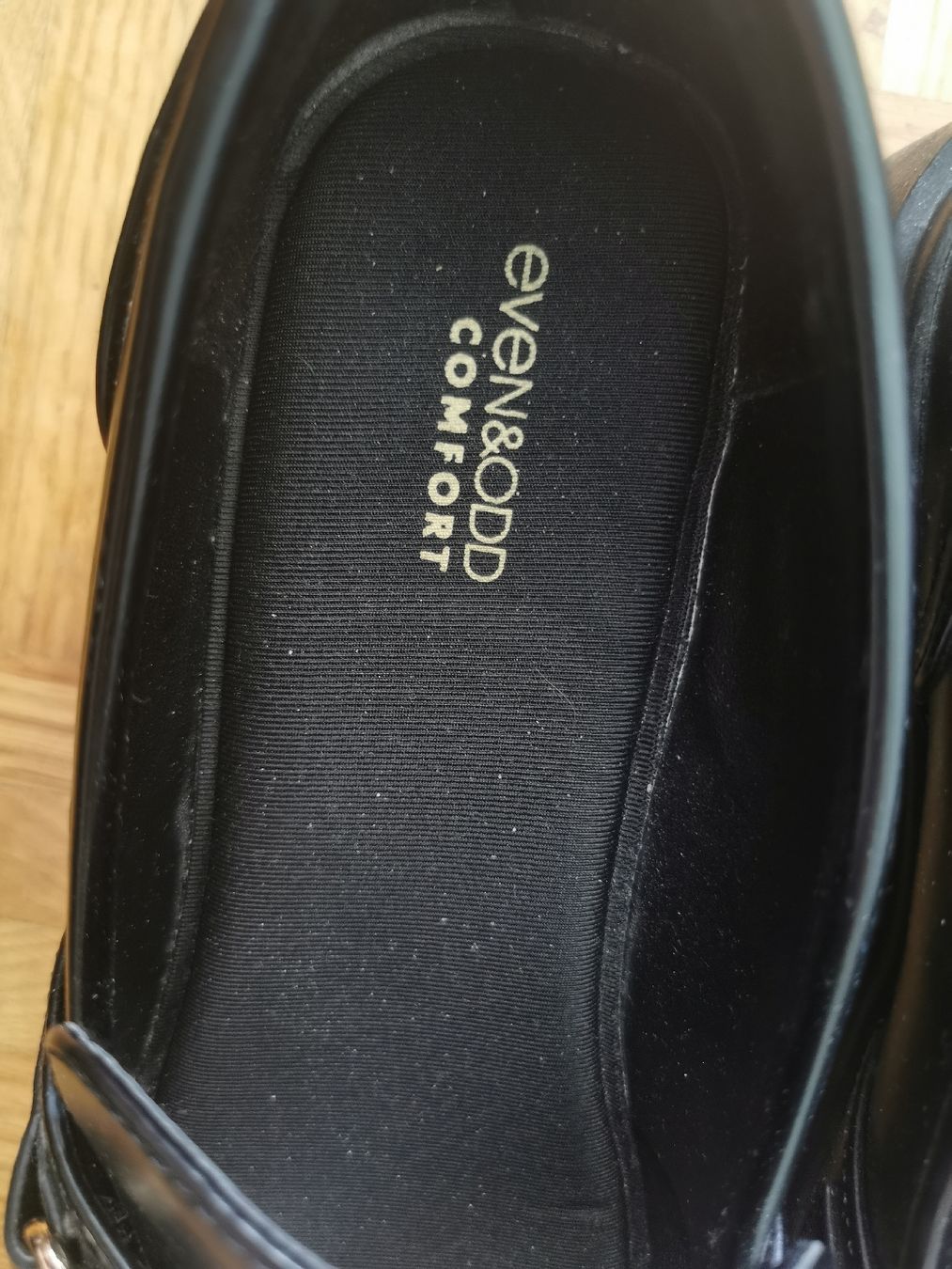 Damenschuhe: Schwarze Leder Loafer Gr. 40 Even&Odd Herbst Trend – Neu (gemäss Beschreibung) aus Bern von ged_ffx9 3