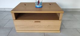 Hochwertiger Nachttisch für Bett, Echtholzfurnier Holz