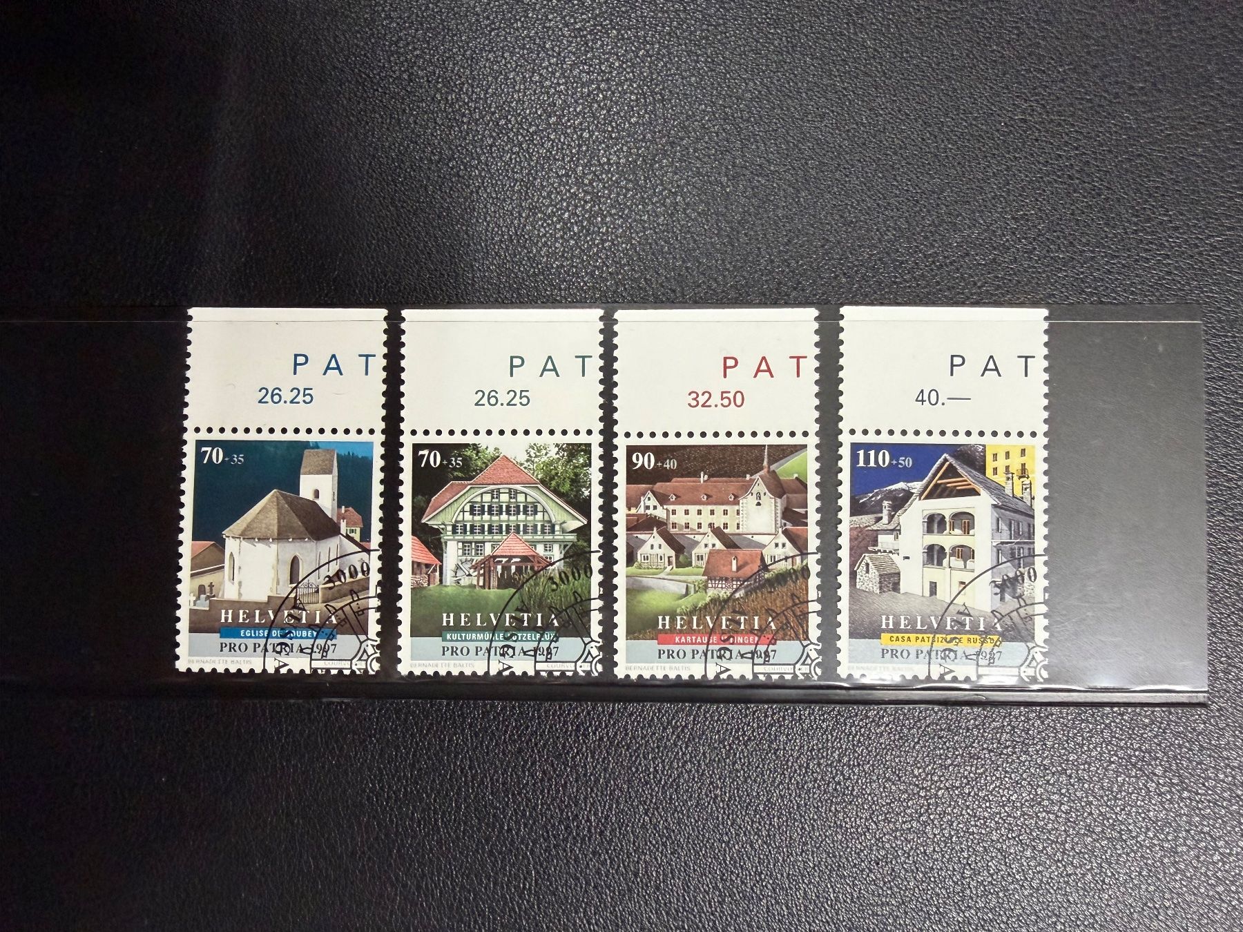 Alle Briefmarken: Pro Patria 1997 Serie ET gestempelt – Gebraucht aus oberrüti von jeanmei