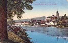 Solothurn // 1920 Aare Kathedrale // Sommer // Ansichtskarte