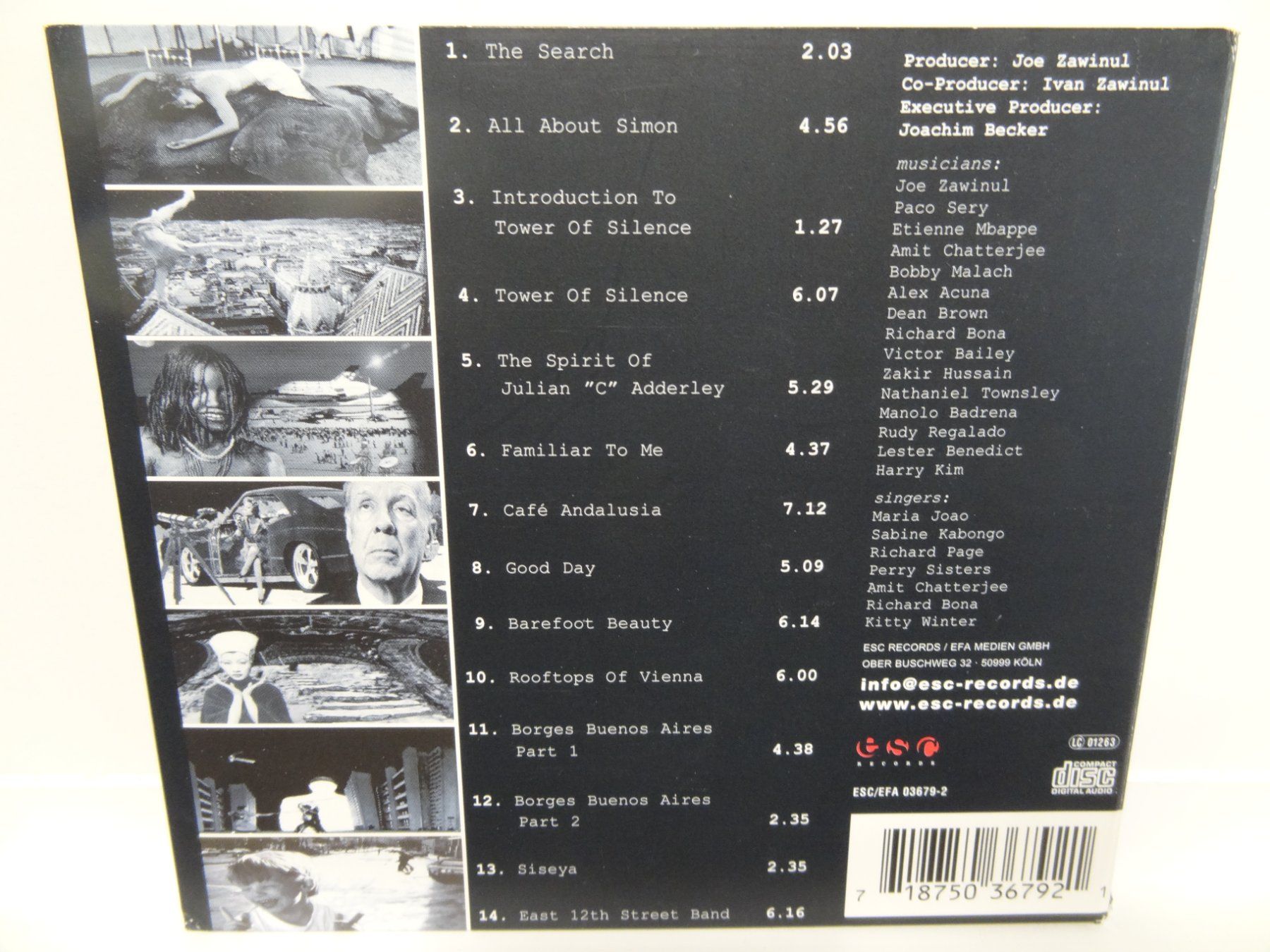CD: Joe Zawinul - Faces & Places cd – Usato da luzern venduto da musicandart 1