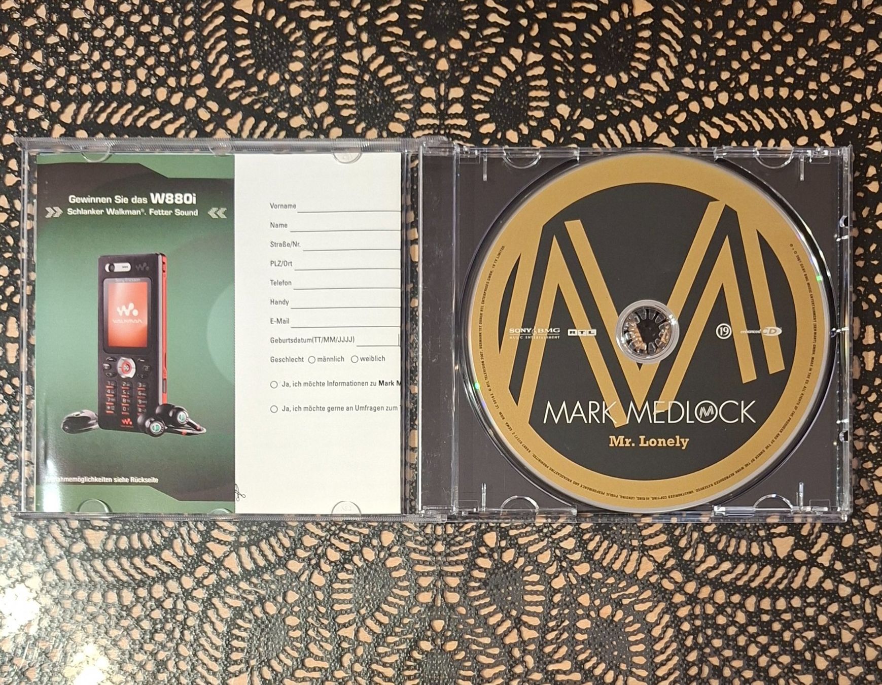 CD: Mark Medlock - Mr. Lonely, DE Pop CD Album 2007 – Usato da Schönenberg TG venduto da Gregolino76 2