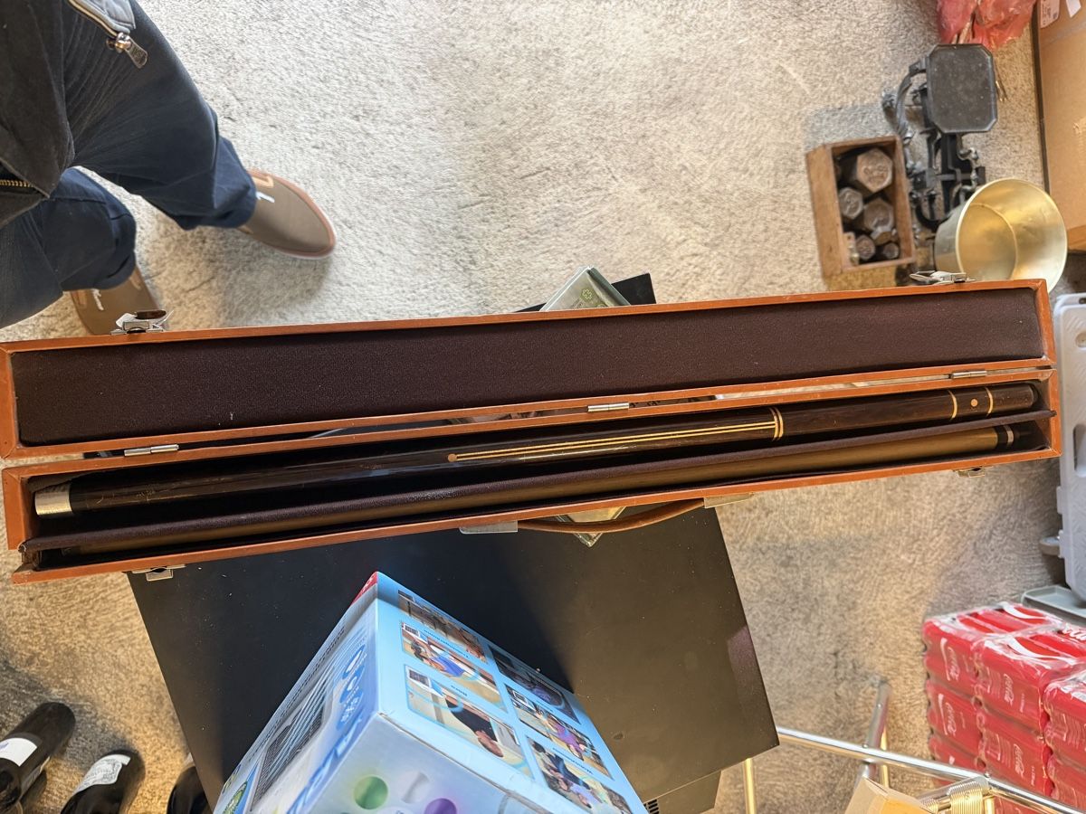 Billardqueues: Billard Queue BENNING – 2-teilig – Holzqueue mit Lederetui – – Gebraucht aus Baden von noli.r 3