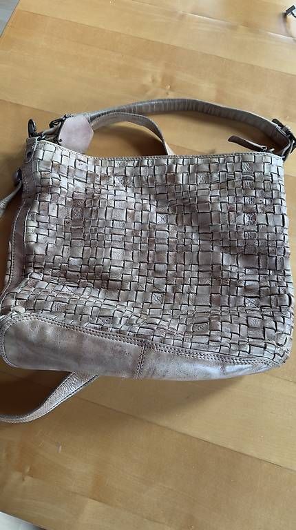 Taschen: Bear Ledertasche 32x38cm beige – Gebraucht aus Wattwil von Pathologie 1