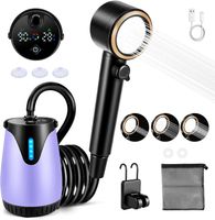 Tragbare 8000mAh Akku Outdoor Dusche 3 Wasserabgabemodi