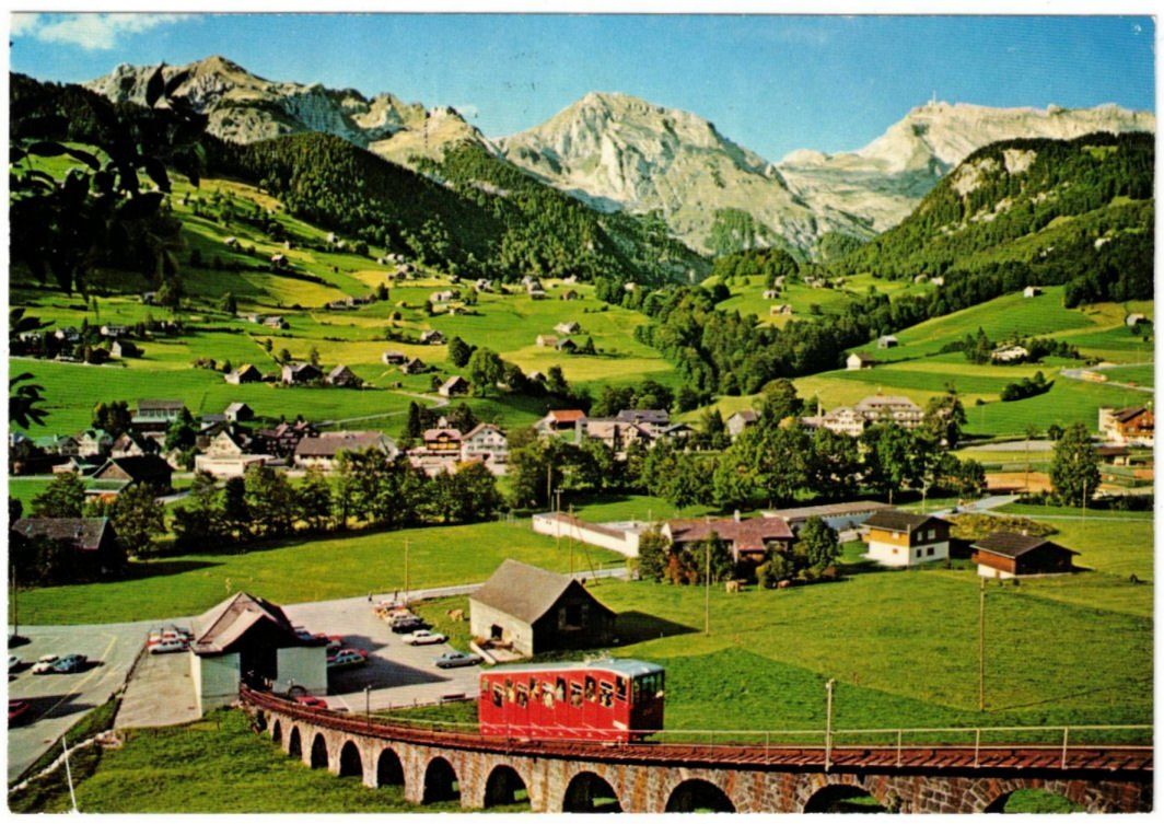 Cartoline postali: Unterwasser - Standseilbahn Iltios – Usato da Binningen venduto da Mountainrider