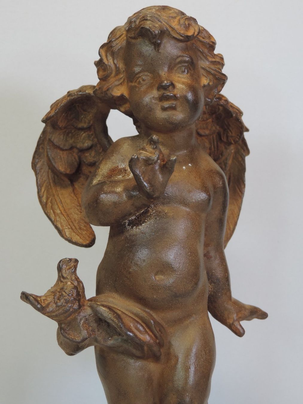 Statuette: Engel aus Gusseisen, Dekofigur – Usato da Duggingen venduto da doogbua 4