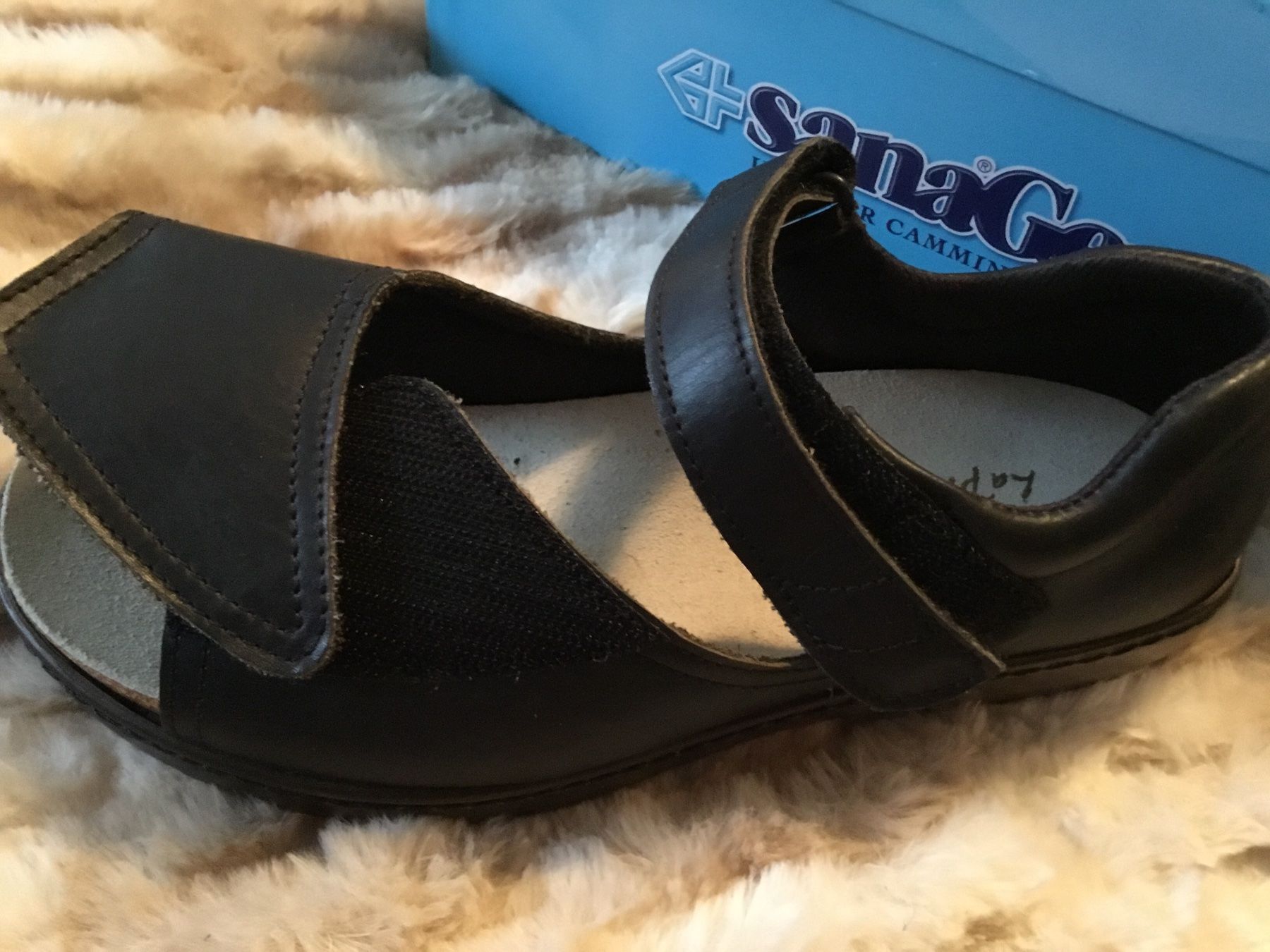 Damenschuhe: Sandales confort cuir noir pt 36 – Neu und originalverpackt aus Le Landeron von nic_8hd5 3