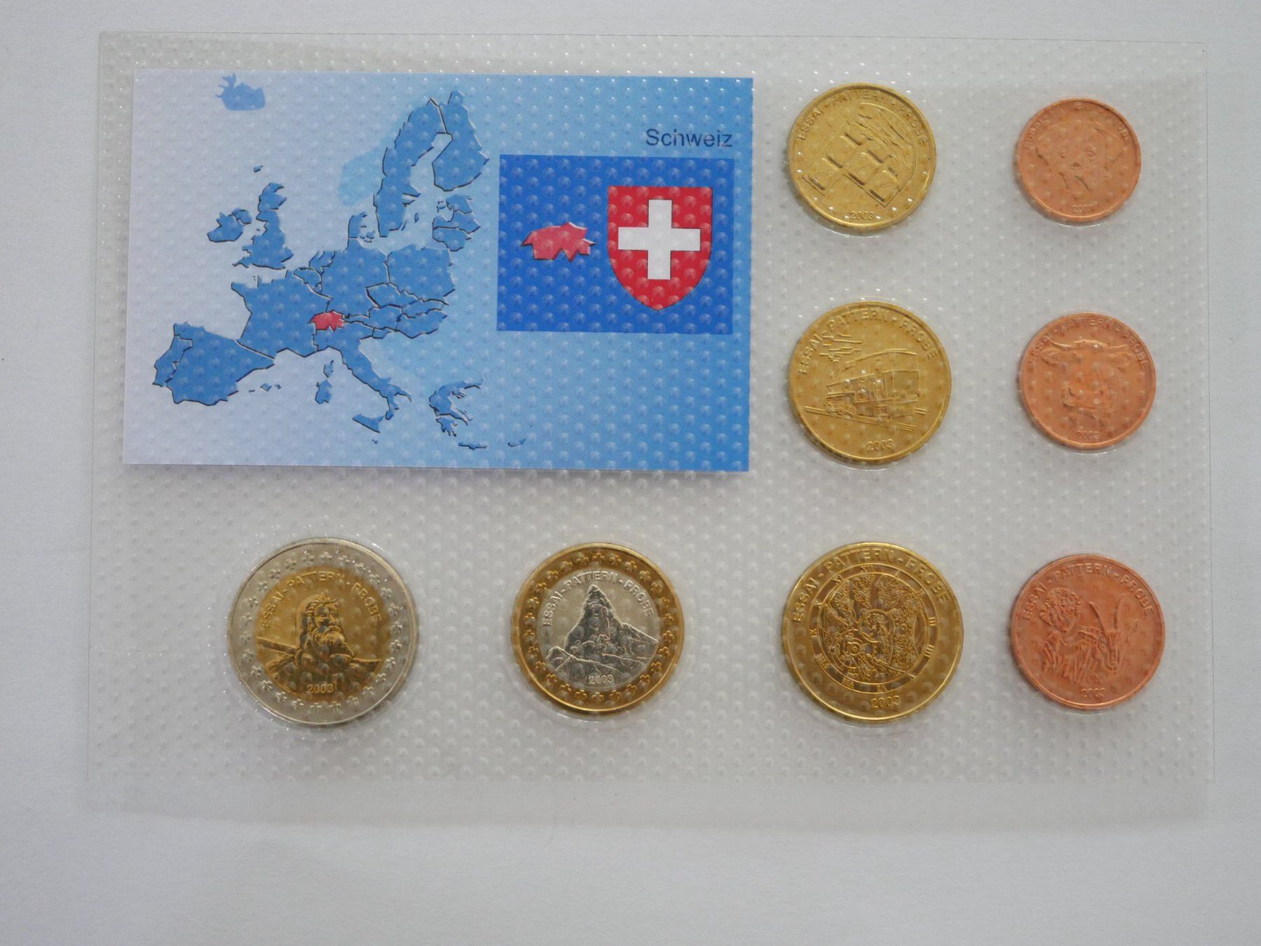 Toutes les monnaies: Euro Probe Schweiz 2003 ***TOP*** – Neuf avec emballage d'origine à Kreuzlingen par Samson01 1
