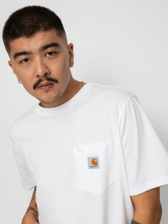 Carhartt WIP Pocket T-shirt Schwarz (white) Grösse M