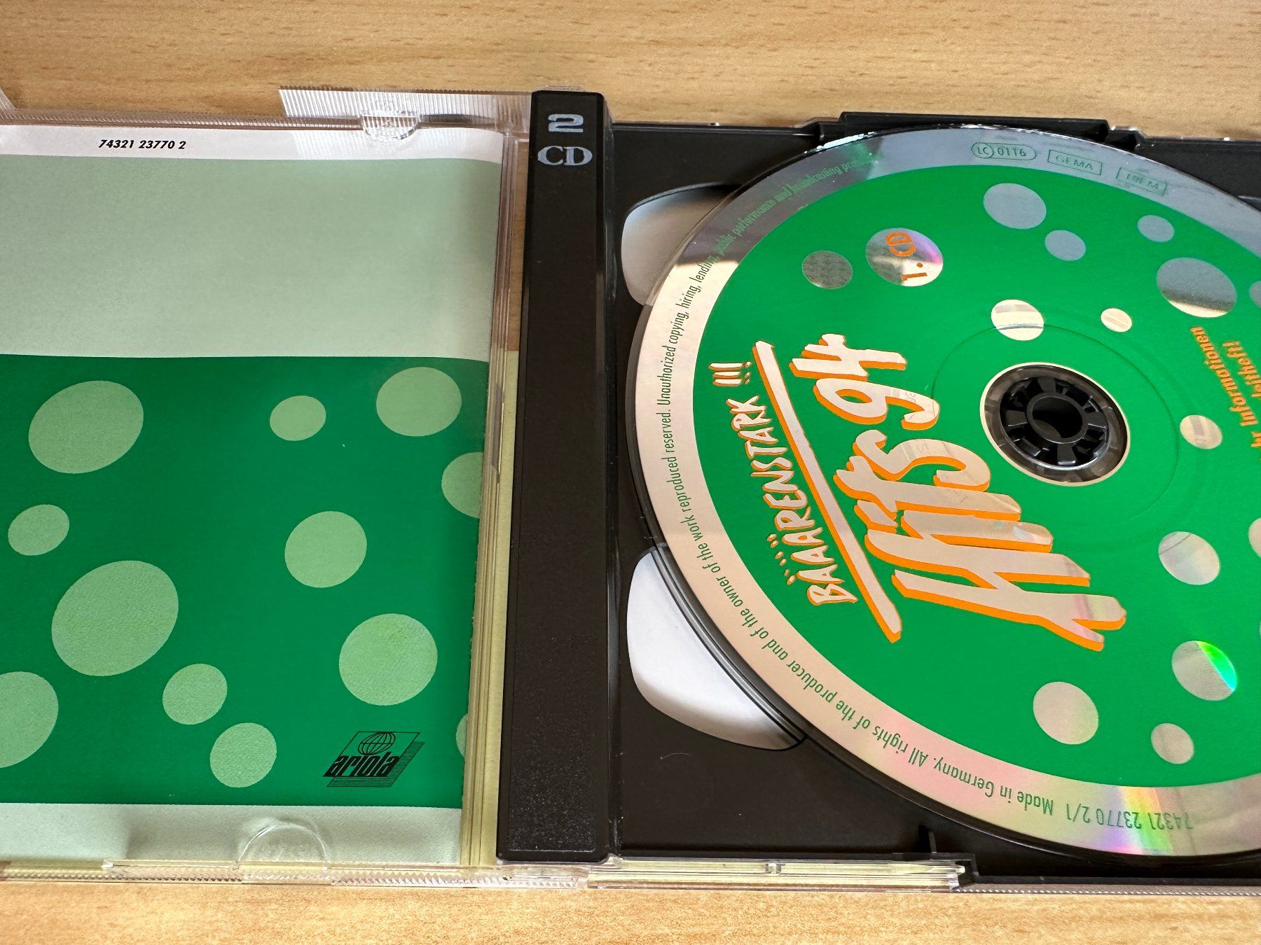 CDs: Various – Bääärenstark !!! Hits 94 - 2 CD – Gebraucht aus Rikon im Tösstal von Alpenmutz 2