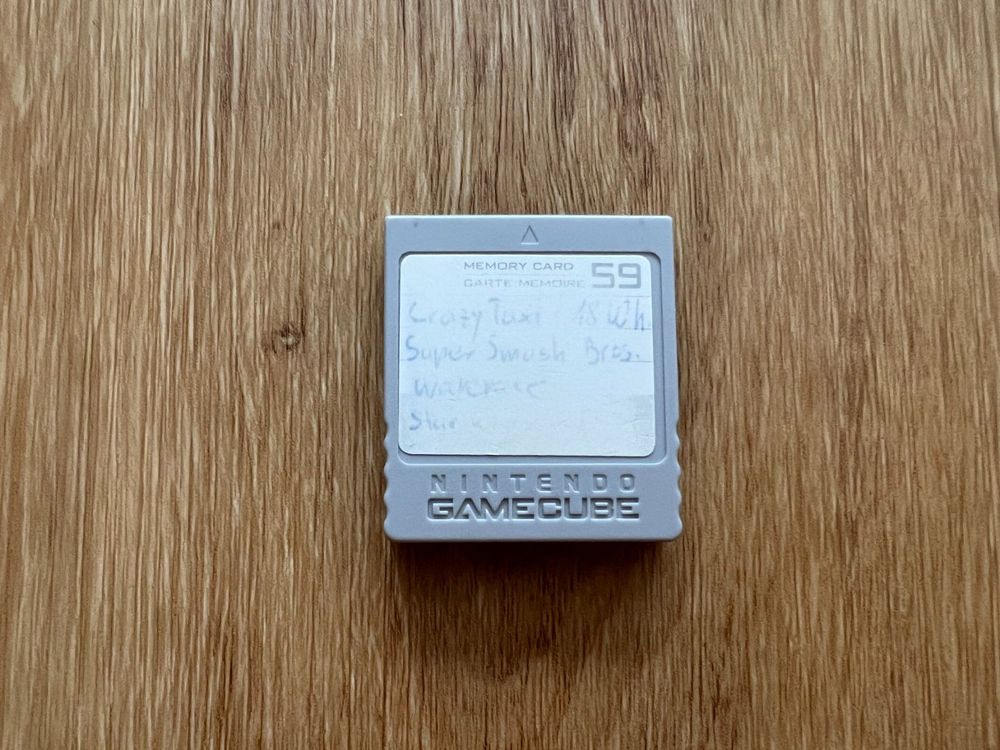 Original Nintendo GameCube Memory Card 59 ***TOP*** Kaufen auf Ricardo
