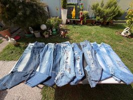 Jeans + Shorts Konvolut zum weiter verkaufen (ca 21 stück)