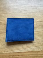 Brieftasche blau Leder neu