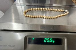 Kette Perlenkette mit 53 Perlen