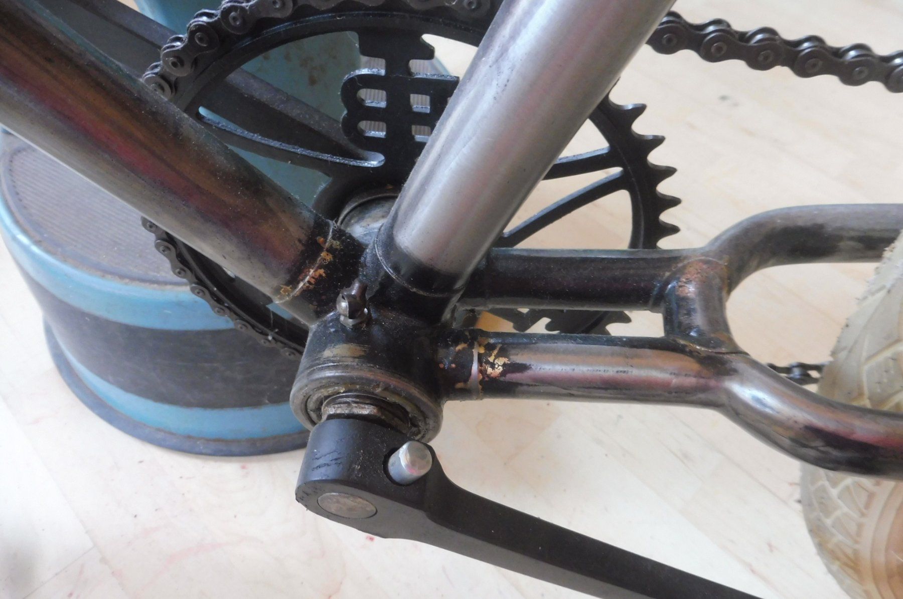 Vélos: Oldtimer Velo mit weissen Reifen – D'occasion à Maschwanden par struppiundtim 6