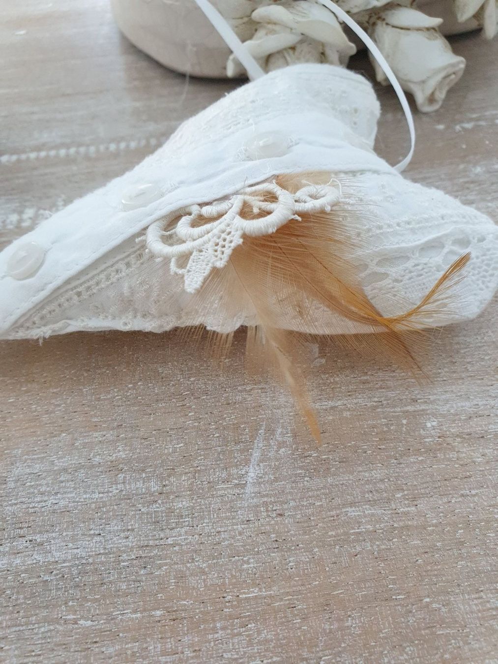 Tutte le decorazioni: Geschenk Herz Muttertag Vintage Spitze Stoffherz Liebe – Nuovo e nell'imballaggio originale da Gossau ZH venduto da Goes05 2