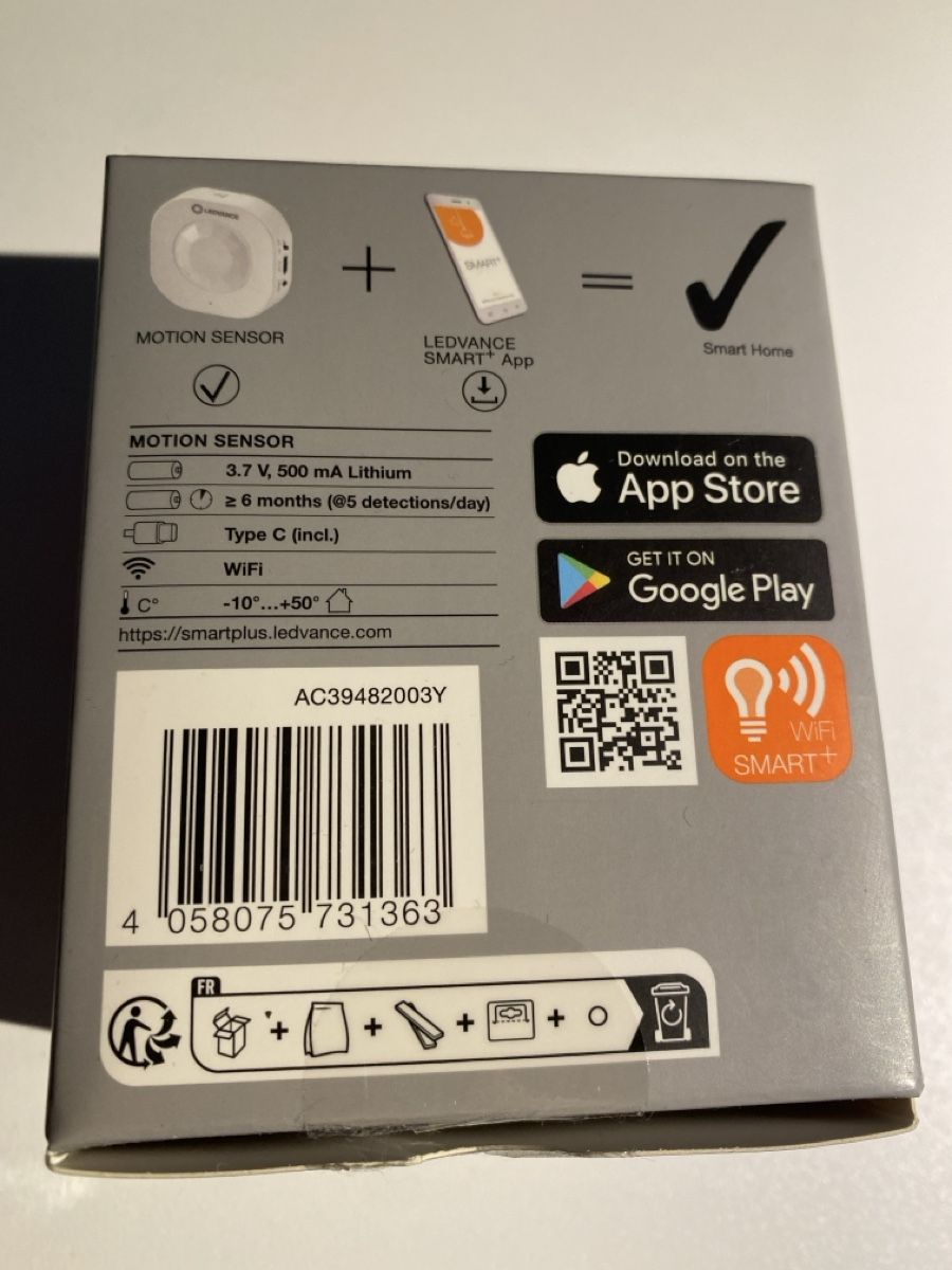 Osram Schalter: LEDVANCE Motion Sensor AC39482 Wifi weiss neuwertig – Gebraucht aus Mönchaltorf von Barolf 7