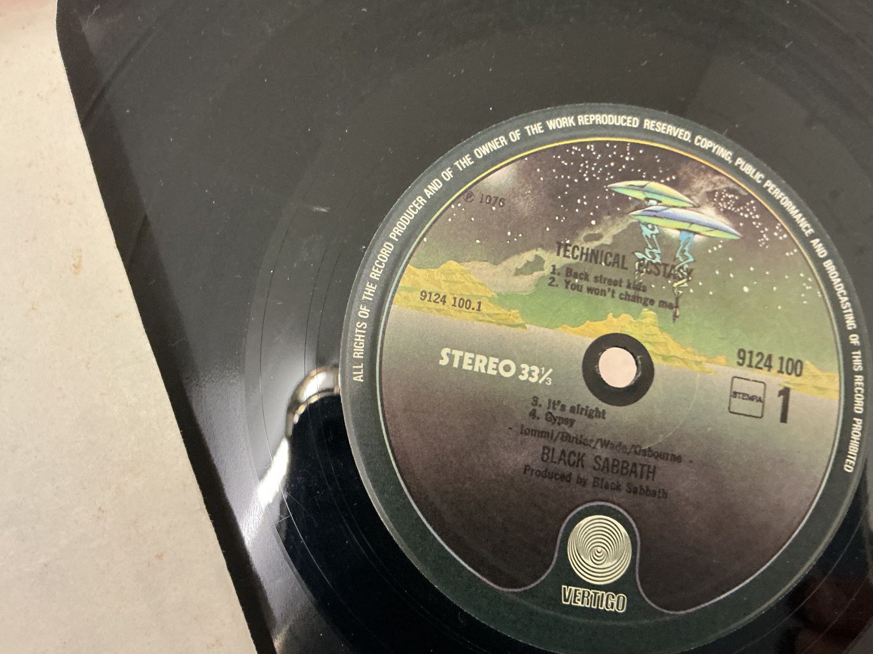 Schallplatten: Black Sabbath LP - Technical Ecstasy (VG+) – Gebraucht aus Winterthur von Tumko-Vinyl 2
