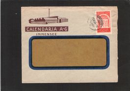 Reklame Calendaria AG Immensee ,21.11.1924 ,  SBK Nr.167