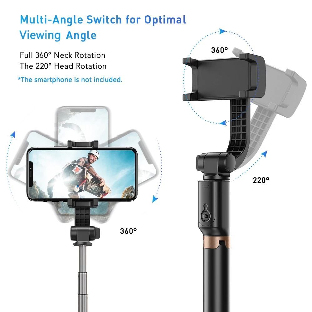 Action Cam: APEXEL APL-D6 einachsiger kardanischer – Nuovo e nell'imballaggio originale da Malans GR venduto da BUYBEST-Schweiz 3