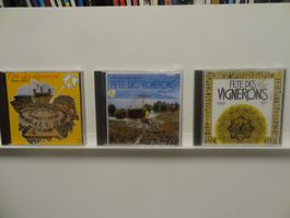 Fete des Vignerons, Vevey, 3 seltene Sammler-CDs,