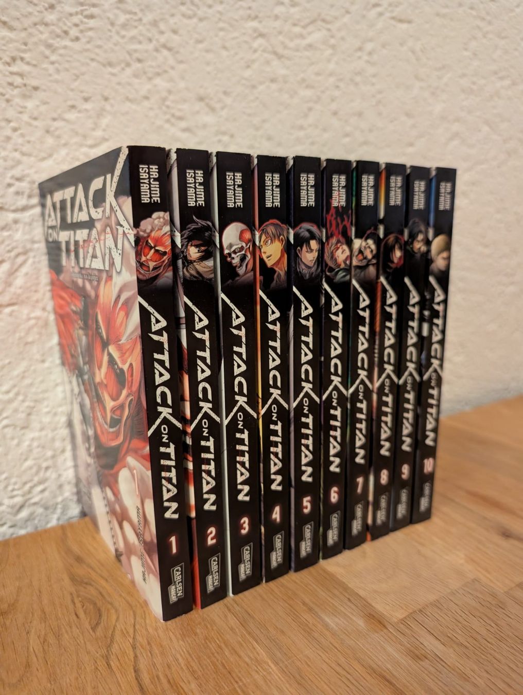 Fumetti: Attack on Titan 1-10 Manga DE – Usato da Bülach venduto da Kumakun95
