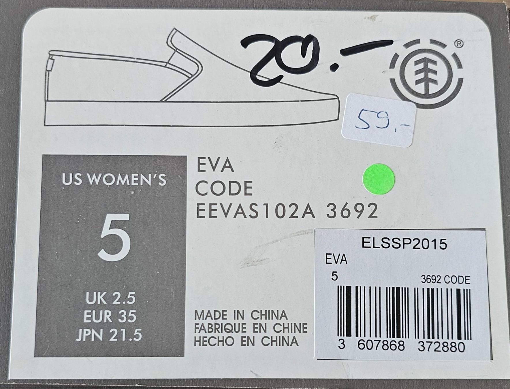 Element Chaussures femmes: Neue Element Schuhe Slipper, Gr. 35 – Neuf avec emballage d'origine à Basel par Mazzo84 6
