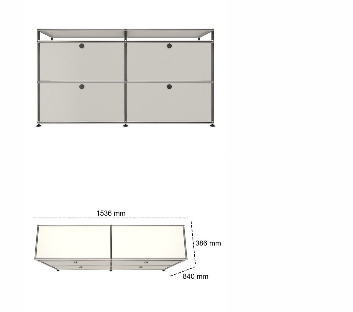 USM Étagères: Original USM Haller Sideboard weiss 4 – D'occasion à Neuheim par ann_lp22 6