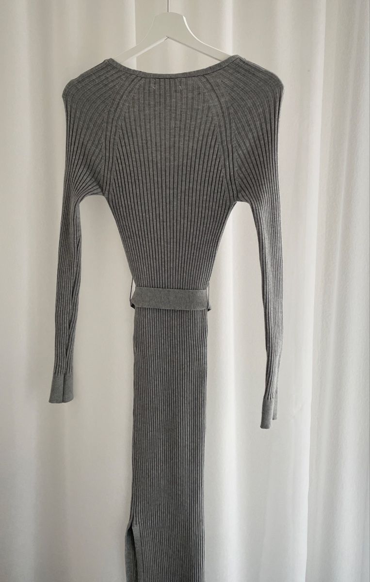 Mango Vestiti: Graues Rippenkleid - Mango – Nuovo (secondo la descrizione) da Neftenbach venduto da litta_00 2
