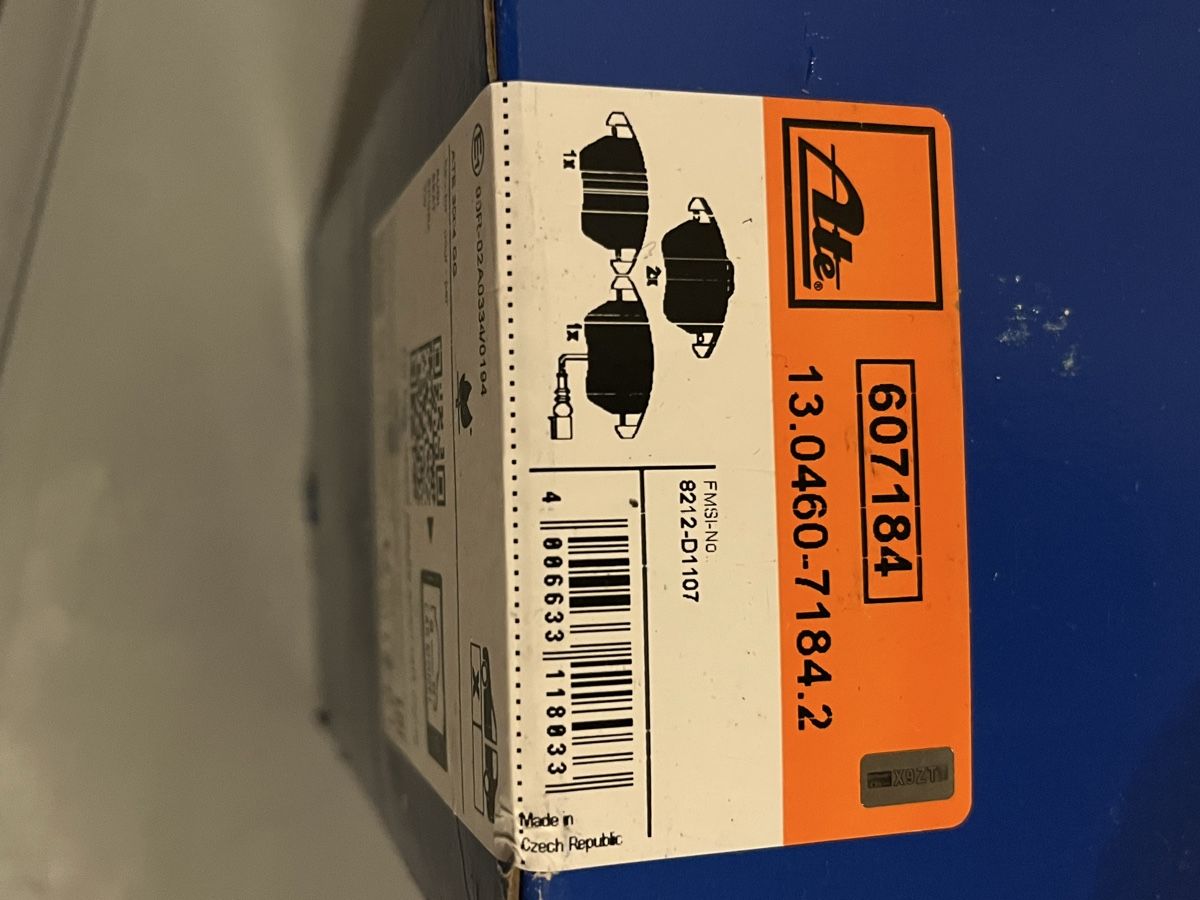 Volkswagen Alle Autoersatzteile: Original Satz ATE Bremsbeläge Vo. VW – Neu und originalverpackt aus Tafers von TRTBG 1