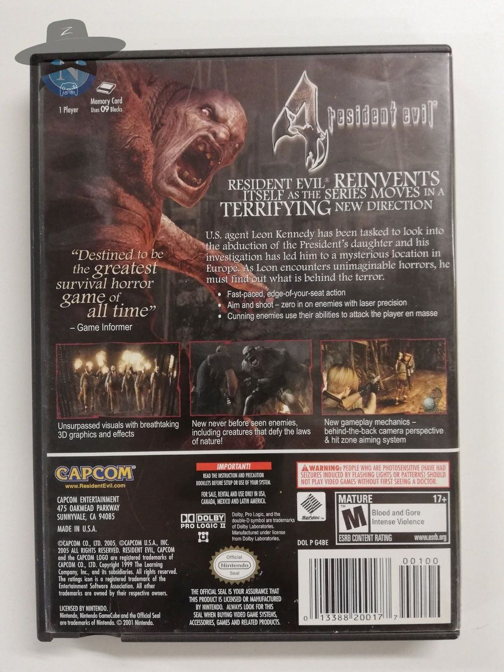 Giochi: Resident Evil 4         / USA / Gamecube – Usato da St. Gallen venduto da zorro_dc 1